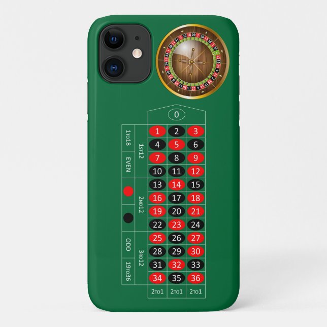 capas de iphone de Imagem de Mesa de Roulette Euro (Verso)