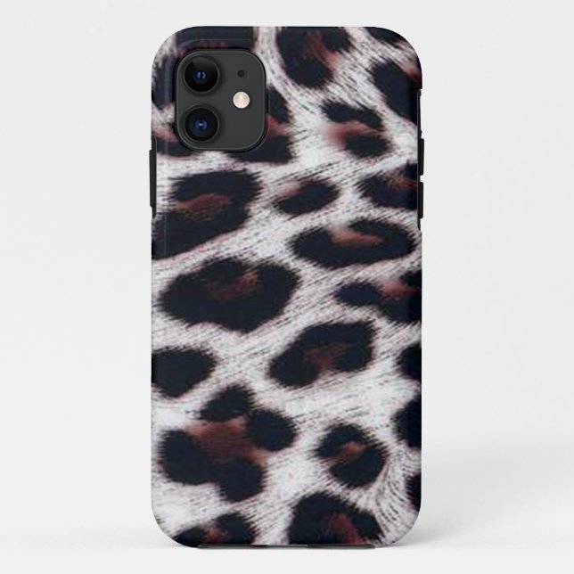 Capas de iphone de impressão leopardo (Verso)