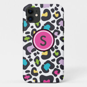 Capas de iphone de Impressão Neon Leopard
