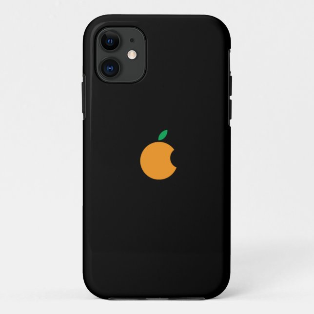 capas de iphone de logotipo laranja (Verso)