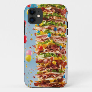 capas de iphone de maçã design de hambúrgueres
