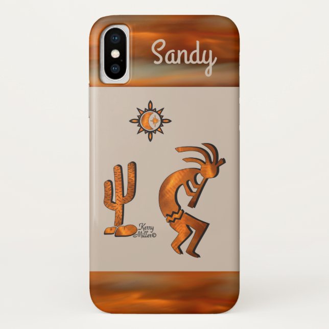 Capas de iphone de Maiúsculas- de Kokopelli no Sud (Verso)