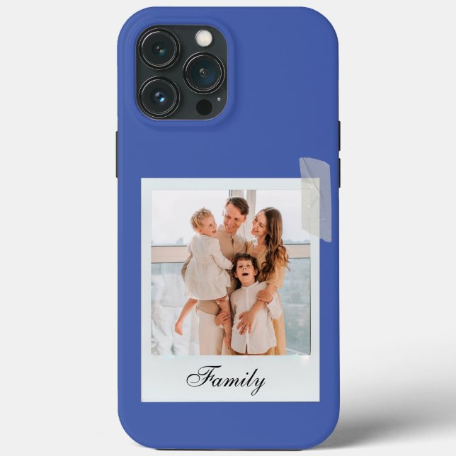 capas de iphone de marinho azul-Vintage personaliz (Verso)