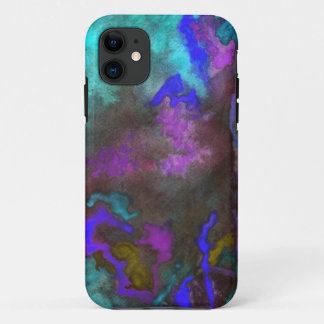 Capas de iphone De Mata De Mata De Fusão Teal