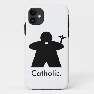 Capas de iphone de Meeple do sacerdote católico