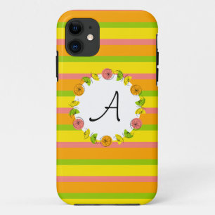 Capas de iphone de Monograma Clássico de Strike Ci