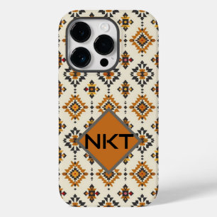Capas de iphone de Monograma Personalizado com Des