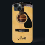 Capas de iphone de Música Acústica Personalizada<br><div class="desc">Caso Personalizado De Música Acústica Do Violão Samsung Galaxy. Preencha o seu nome no prompt para personalizar e personalizar de qualquer maneira que desejar. Um presente de excelente para seu guitarrista, músico ou amante de música favorito.</div>