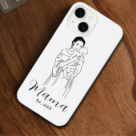 Capas de iphone de Na moda de Dia das Mães present