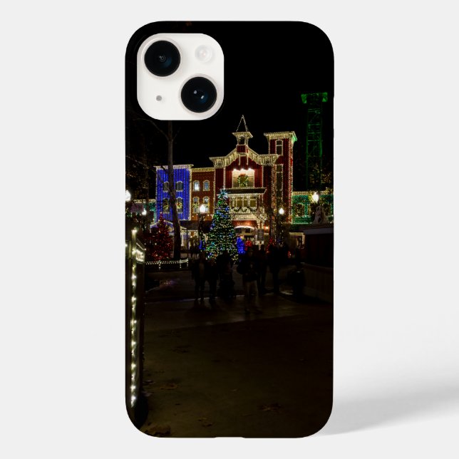 Capas de iphone de Natal de Aterrissagem do bombei (Verso)
