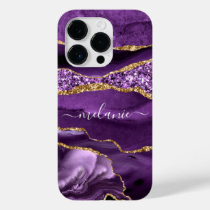 Capas de iphone de Nome Personalizado da Glitter D