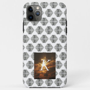 Capas de iphone de padrão de diamante Gemstone ini