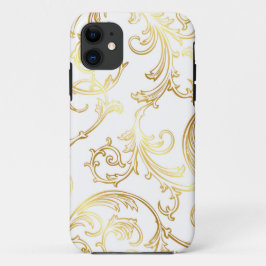 Capas de iphone de padrão Dourado elegante