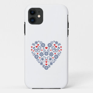 Capas de iphone de padrões folclóricos eslovacos