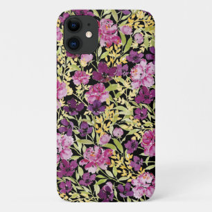 capas de iphone de papoila púrpura floral de flor