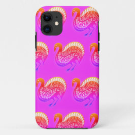 Capas de iphone de pássaros rosa inspirada no greg