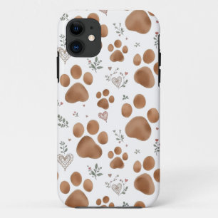Capas de iphone de patas para cães