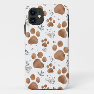 Capas de iphone de patas para cães