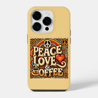 Capas de iphone de Paz, Amor e Café