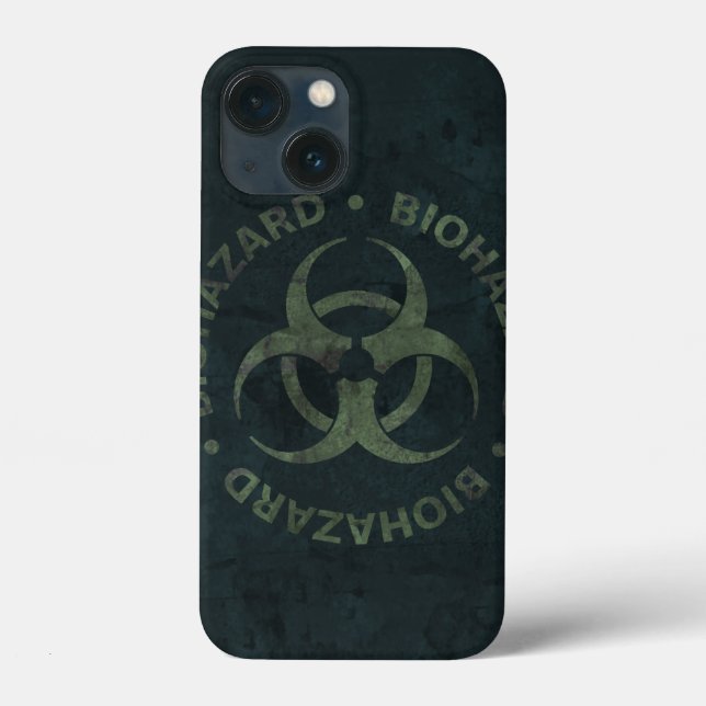 Capas de iphone de perigo biológico em apuros (Verso)