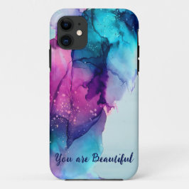 Capas de iphone de pintura abstrato multicolor