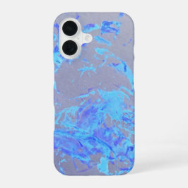 Capas de iphone de pintura azul com esplendor