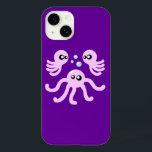 Capas de iphone de polvos<br><div class="desc">Esta capa de telefone de polvo kawaii é tão doce e fofinha, soprando bolhas em um mar roxo! Ele até trouxe dois de seus amigos para se juntar à festa! Esta capas de iphone de polvos fofa é o presente perfeito para amantes da arte fofa e ilustrações, fãs de polvos,...</div>