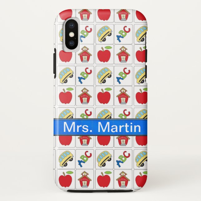 Capas de iphone de Professores Personalizados (Verso)