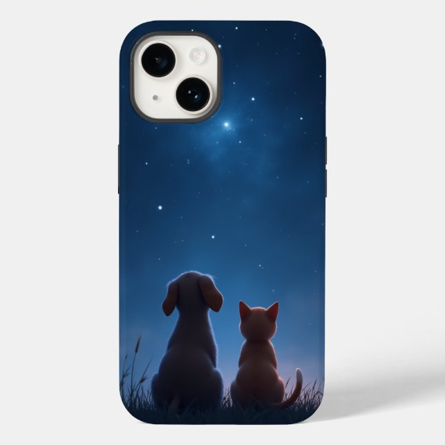 Capas de iphone de puppy e Kitten (Verso)