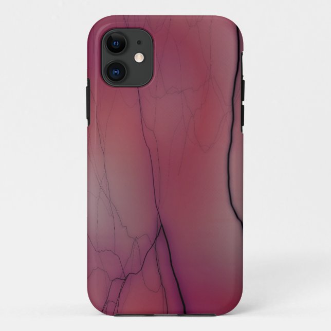 Capas de iphone de raios rosa (Verso)
