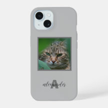 Capas de iphone de Retrato de Pet Personalizável c