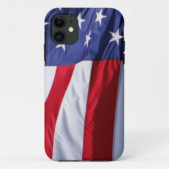 Capas de iphone de Sinalizador dos Estados Unidos (Verso)