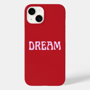 Capas de iphone de Sonhos em Vermelho e Rosa