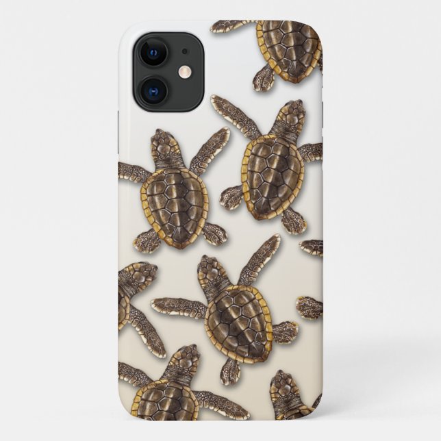Capas de iphone de Tartaruga do Mar Loggerhead (Verso)