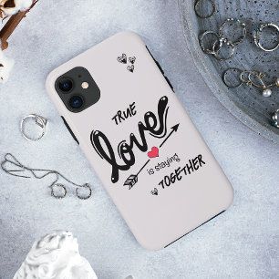 Capas de iphone de Texto Simples e Verdadeiro