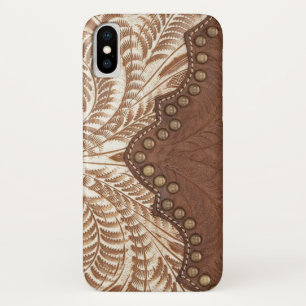capas de iphone de textura em couro