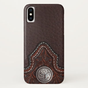 capas de iphone de textura em couro