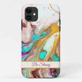 Capas de iphone de tinta colorida com álcool
