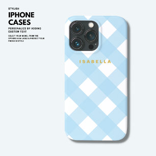 Capas de iphone de Verificação de Buffalo Azul Mod