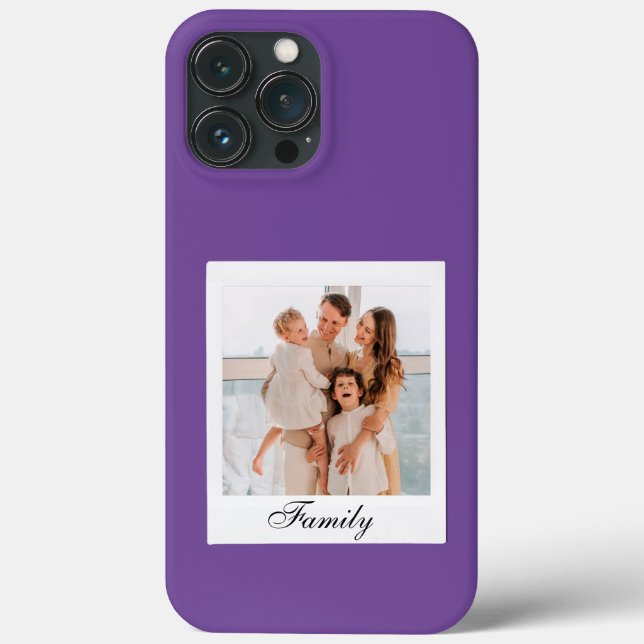 capas de iphone de Vintage roxa personalizada (Verso)