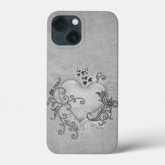 Capas de iphone Decorativa do Coração (Verso)