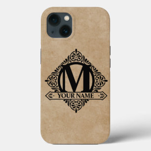 Capas de iphone Design ornamentado Monograma