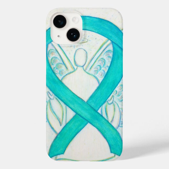 Capas de iphone do Anjo da Fita de Consciência Ver (Verso)