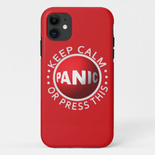 Capas de iphone do botão de pânico