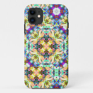 Capas de iphone do caleidoscópio de quatro flores
