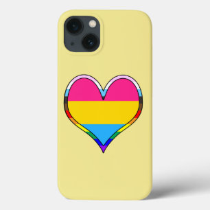 Capas de iphone do coração do Pan Pride