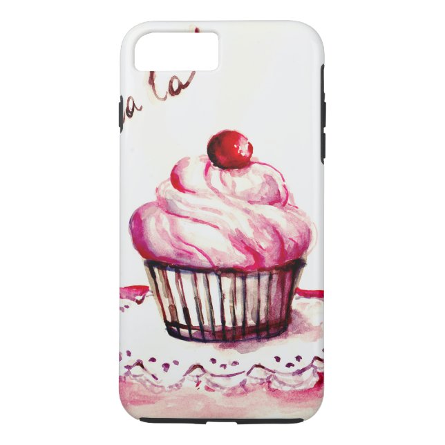 Capas de iphone do cupcake (Verso)