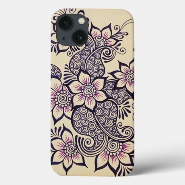 Capas de iphone do design do Henna (Verso)