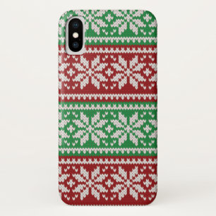 Capas de iphone do floco de neve da camisola do