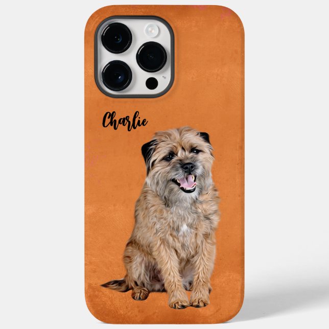 Capas de iphone do gabinete do Borda Terrier Grung (Verso)